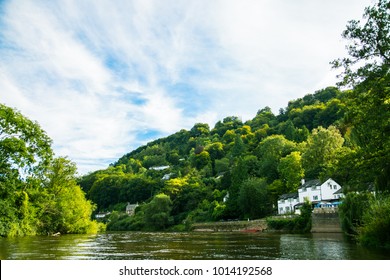 Sailing Along A River In Ross On Wye