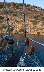 Sailing Boat With Beautiful Sea View. No People.