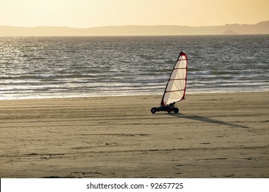 Sailing carts at the beach - Powered by Shutterstock