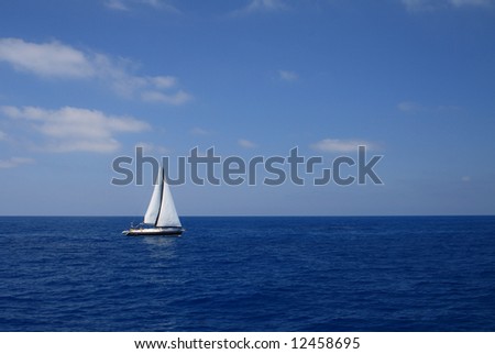 Similar – Image, Stock Photo sail away with me