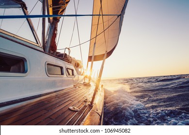 Sailing into the Sunset - Powered by Shutterstock