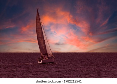 Sailing Into The Sunset Port Phillip Bay