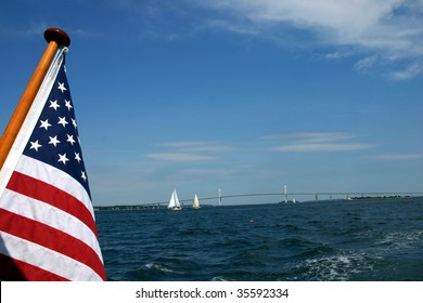 Sailing At Newport RI