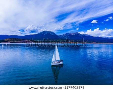 Sailing on Lake Dillon, Colorado