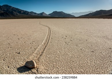 Sailing Rocks Of Racetrack Playa.