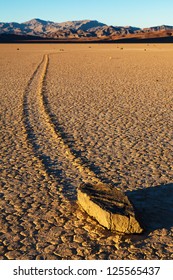 Sailing Stones Of Death Valley National Park