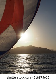 Sailing sunset