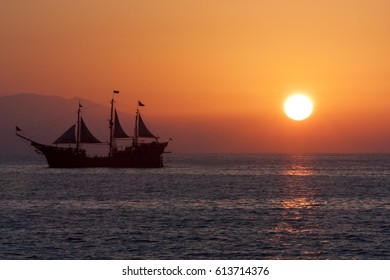 Sailing to the sunset