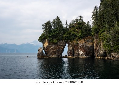 Sailing through the stunning Kenai Fjords in Alaska, USA - Shutterstock ID 2088994858