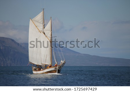 Sailing Vessel under way sailing