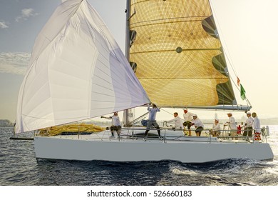 Sailing Yacht Race. Yachting. Sailing