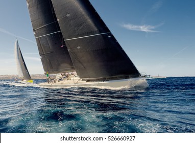 Sailing Yacht Race. Yachting. Sailing