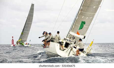 Sailing Yacht Race. Yachting. Sailing