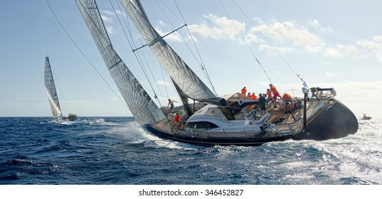 Sailing Yacht. Yachting. Sailing