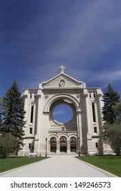 Saint Boniface Cathedral, Winnipeg, Manitoba, Canada.