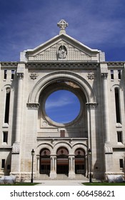 Saint Boniface Cathedral, Winnipeg, Manitoba, Canada.