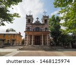 Saint Elizabeth church at Leumann workers village in Collegno, Italy