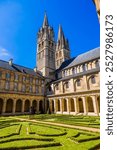 The Saint Etienne Abbey in the city of Caen in Normandy