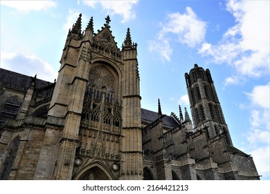 The Saint Etienne Cathedral From Limoges ,france