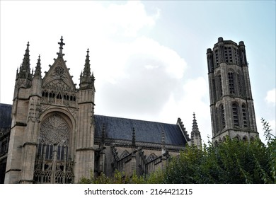 The Saint Etienne Cathedral From Limoges ,france