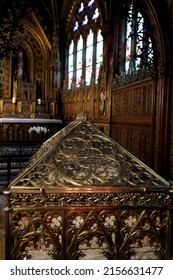 Saint Etienne Du Mont Church.  Tomn Of Saint Genevieve, The Patron Saint Of Paris.  Paris. France.  10-30-2018