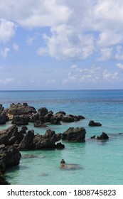 Saint George, Bermuda / Bermuda - October 18 2019: The Beach At Gate Fort Saint George Bermuda