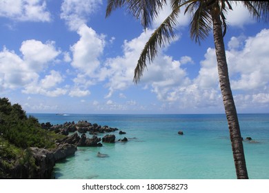 Saint George, Bermuda / Bermuda - October 18 2019: The Beach At Gate Fort In Saint George Bermuda