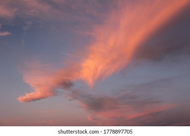 Saint George, UT USA- February 11, 2020- Clouds At Sunset 