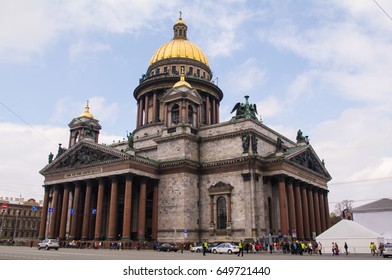 Saint Isaacs Cathedral Dome In Saint-Petersburg, Russia