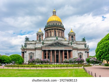 Saint Isaac's Cathedral In Spring, St. Petersburg, Russia