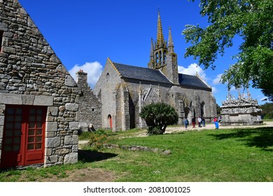Saint Jean Trolimon; France - may 16 2021 : the Tronoen church