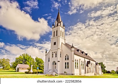 Saint John The Baptist Catholic Church Is Officially Designated As One Of The Painted Churches In Schulenburg Texas.