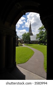 Saint John Memorial Chapel From Harvard Divinity School