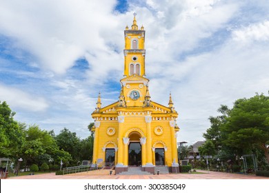 Saint Joseph Catholic Church At Ayutthaya, Thailand