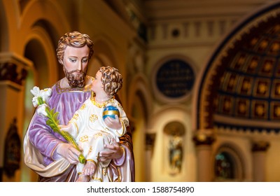 Saint Joseph Holds The Child