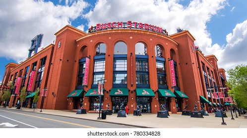 Saint Louis, MO USA - 04/24/2015 - Saint Louis Cardinals Busch Stadium Wide Angle
