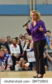 Saint Louis, MO, USA - March 12, 2016: Missouri Representative Ann Wagner Stumped For Republican Presidential Candidate Ted Cruz At Parkway West High School.