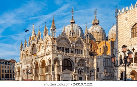 Saint Mark's basilica (Basilica di San Marco) in Venice, Italy - Powered by Shutterstock