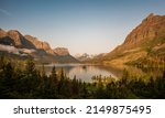 Saint Mary Lake is the second-largest lake in Glacier National Park, in the U.S. state of Montana. Located on the east side of the park, Going-to-the-Sun Road parallels the lake along its north shore.