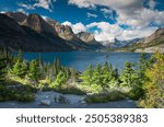 Saint Mary Lake Sunrise Glacier National Park