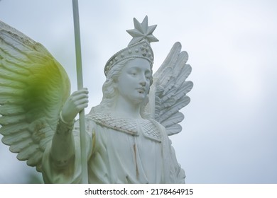 Saint Michael the Archangel Catholic religious statue