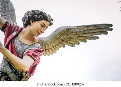 Saint Michael The Archangel Catholic Religious Statue