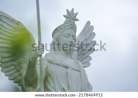Saint Michael the Archangel Catholic religious statue