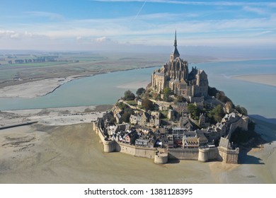 Saint Mont Michel Bird Eye View