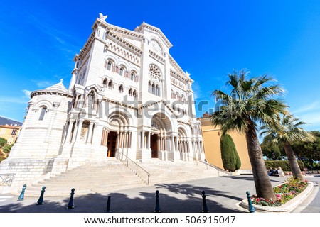 Saint nicholas cathedrale in Monte Carlo, Monaco.