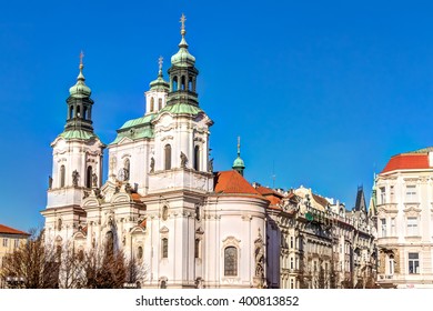 Saint Nicholas Church In Prague, Czech Republic