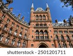 Saint Pancras Station and Hotel in London