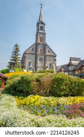 Saint Peter Stone Church, Gramado, Rio Grande Do Sul, Southern Brazil