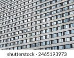 Saint Petersburg,  Multi-storey modern building, fragment of facade as background