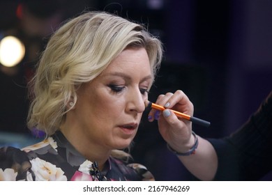 Saint Petersburg, Russia - 15 June 2022: St. Petersburg International Economic Forum 2022 (SPIEF 2022). Maria Zakharova